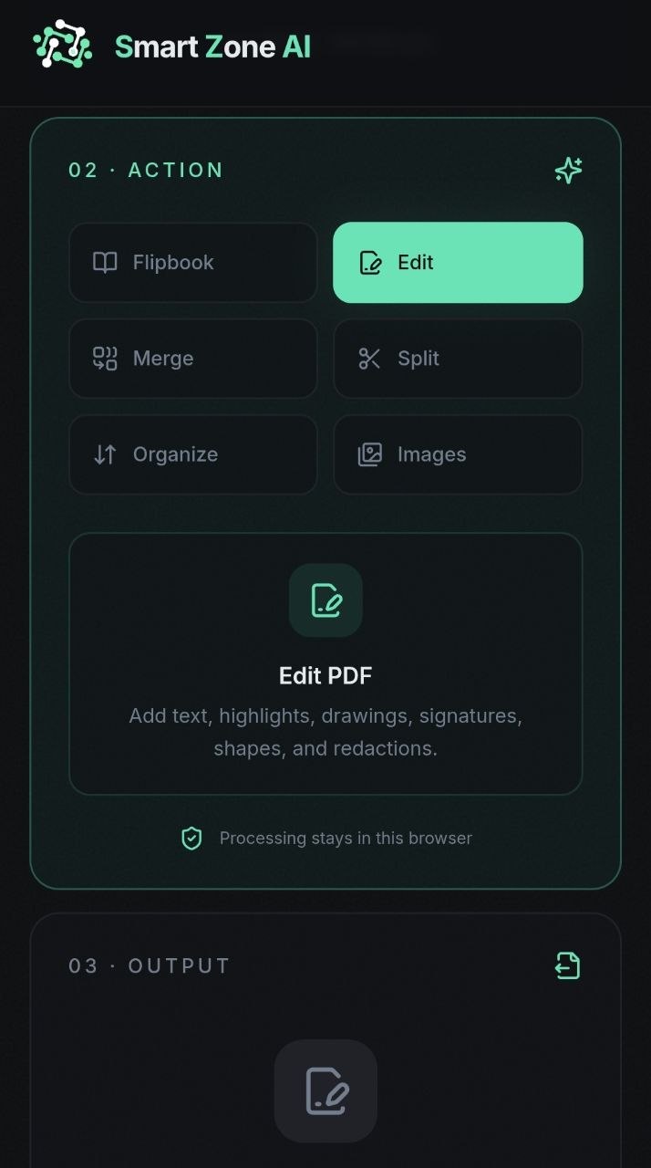 ภาพหน้าจอ SzAI : SMART ZONE AI - PDF TOOLS 3