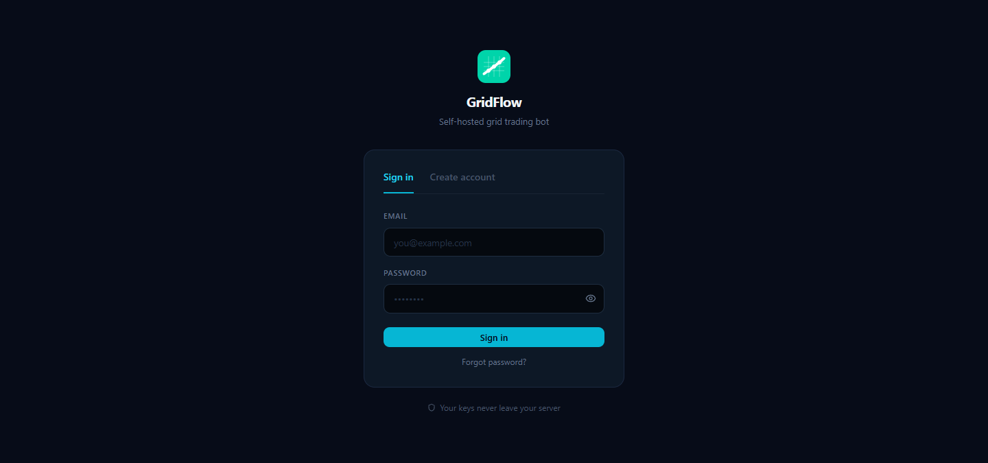 ภาพหน้าจอ GridFlow 1