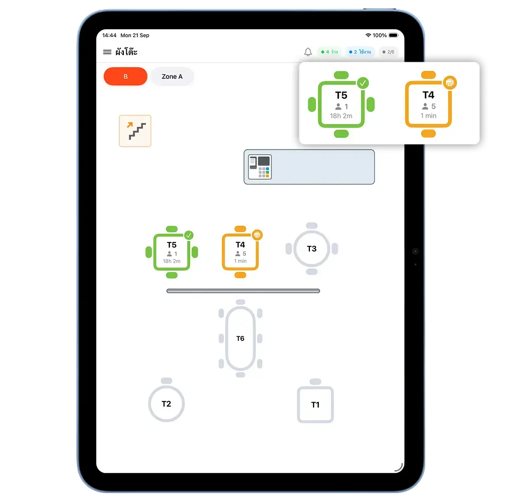 ภาพหน้าจอ MeeD POS 2